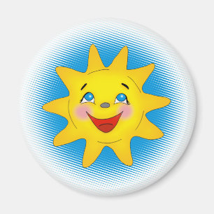 Le soleil heureux - aimant