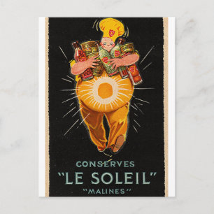 "Le Soleil" Vintage Koch Postkarte