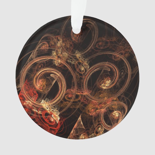 Le son de la musique Art Abstrait Cercle acrylique (devant)