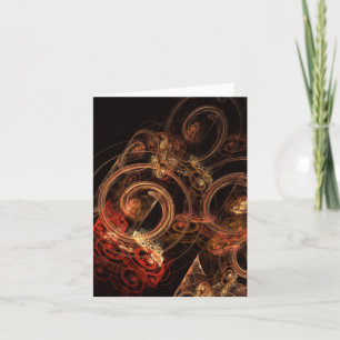 Le son de la musique Carte d'Art Abstrait