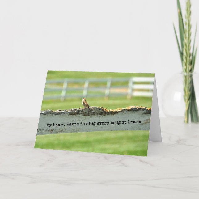 LE SON DE LA MUSIQUE Carte de voeux (Devant)