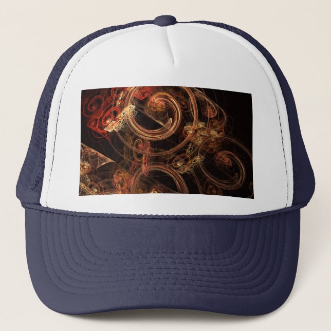 Le son de la musique Casquette d'art Abstrait (Devant)