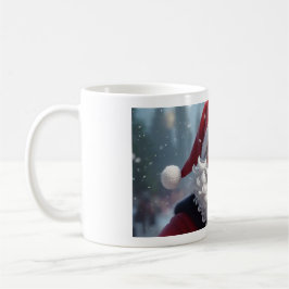 Le sourire joyeux de père Noël - Mug de Noël festi