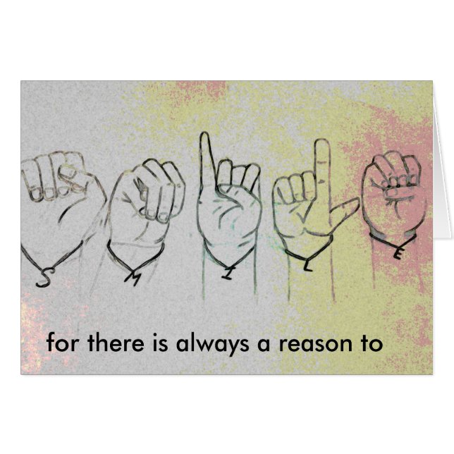 Le sourire… pour il y a toujours une raison à (Devant horizontal)