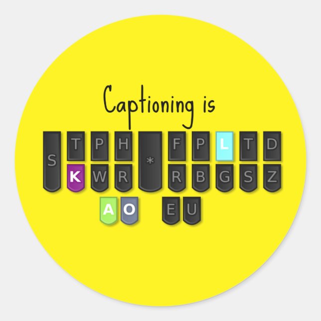 Le sous-titrage est Steno Stickers Cool (Devant)