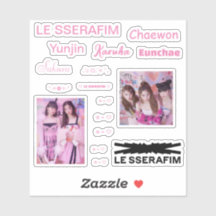 le sserafim Vinyl Sticker