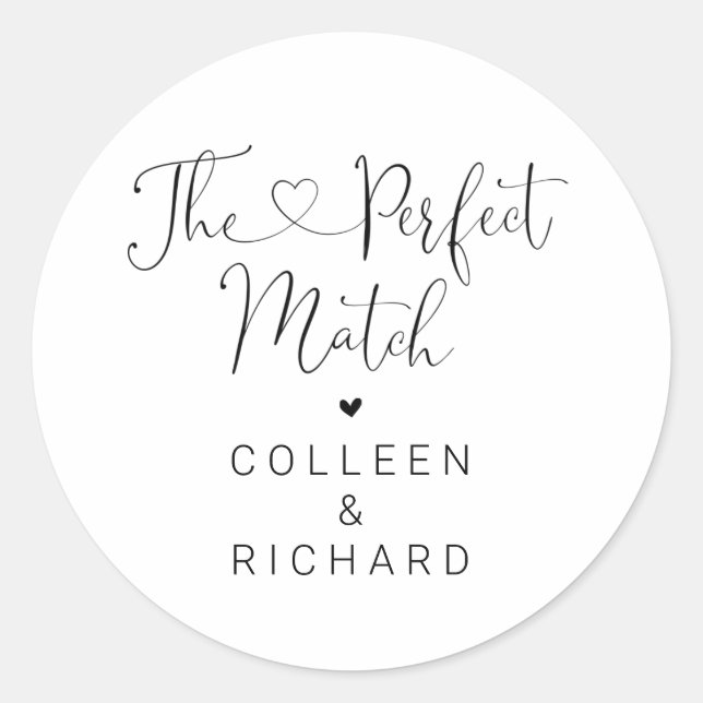 Le Sticker parfait pour le mariage préféré (Devant)