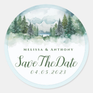 Le Sticker rond Pure Love Mariage Classic