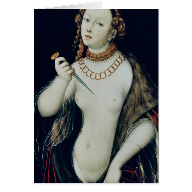 Le suicide de Lucretia, 1538 (Devant)