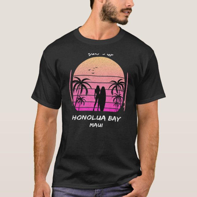 Le Surf de la baie de Maui Honolua est en haut Pal (Devant)