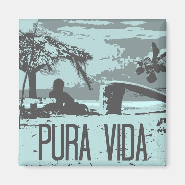 Le surf sans fin été Costa Rica Magnet (Devant)