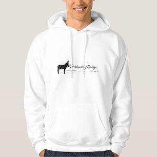 Le sweat - shirt à capuche blanc errant S de logo