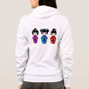 Le sweat - shirt à capuche de la femme nommée de