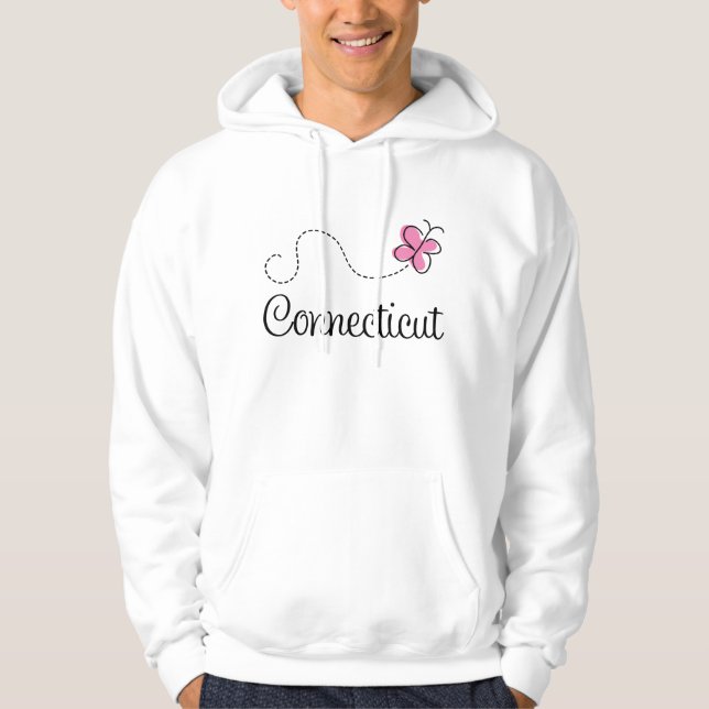Le sweat - shirt à capuche de papillon des femmes (Devant)
