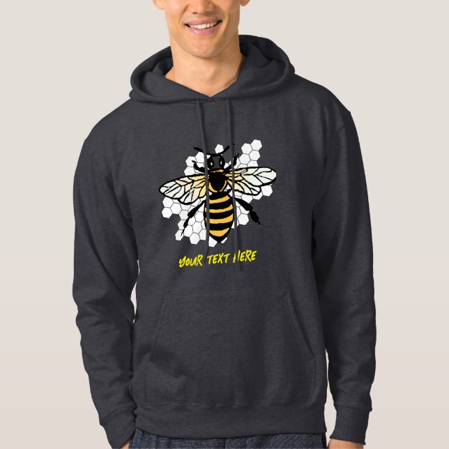 Le SWEAT - SHIRT À CAPUCHE des abeilles (Devant)
