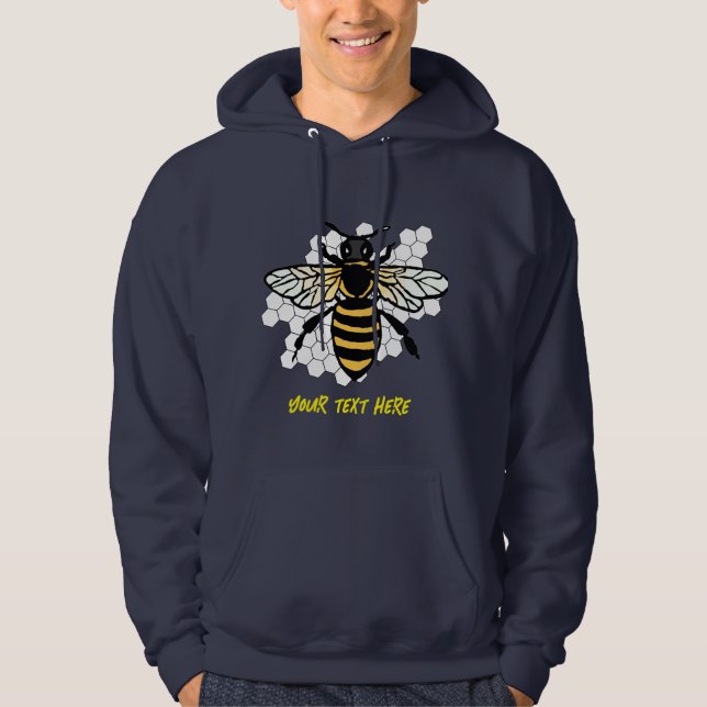 Le SWEAT - SHIRT À CAPUCHE des abeilles (Devant)