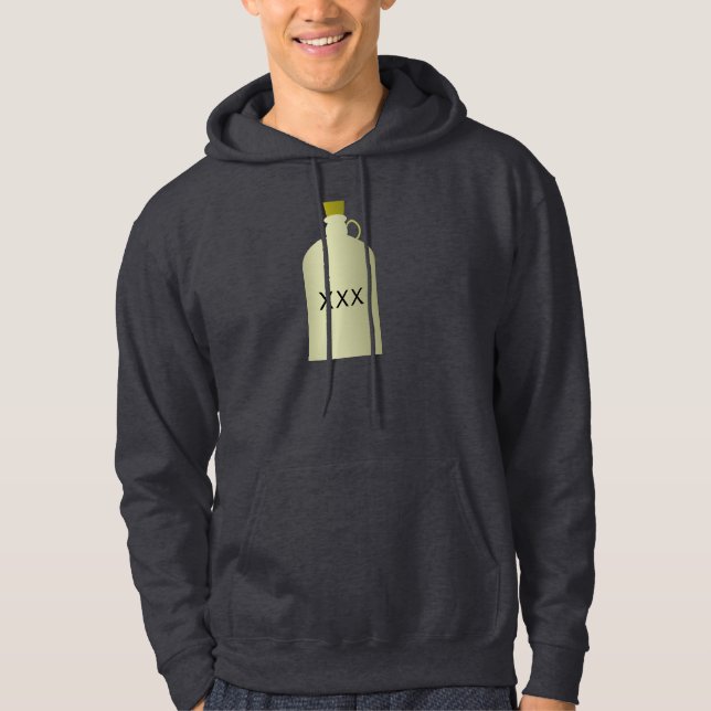 Le sweat - shirt à capuche des hommes de cruche (Devant)