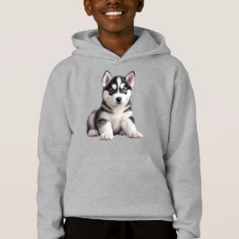 Le Sweat - shirt à capuche Husky Puppy de Kid