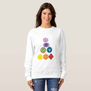 Le sweatshirt de base de sept de Chakra femmes de