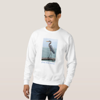 Le sweatshirt de grand bleu des hommes tropicaux