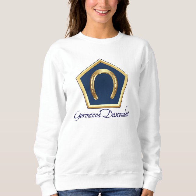 Le sweatshirt des femmes de descendant de Germanna (Devant)