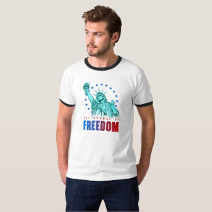 Le symbole de la liberté   T-shirt Ringer Homme