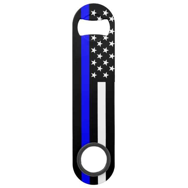Le symbole mince américain de Blue Line (Devant)