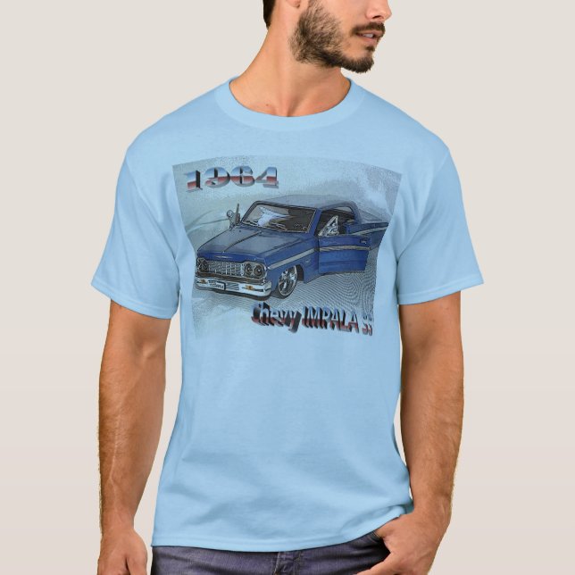 Le T-shirt 1964 des hommes d'IMPALA de Chevy (Devant)