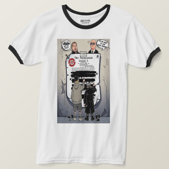 Le T-Shirt 3 Sonneries de la Guilde Psioniciste (Design devant)