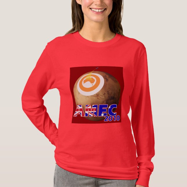 Le T-shirt à manches longues des femmes AMEC2010 (Devant)