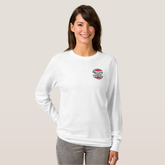 Le T-shirt à manches longues des femmes avec le