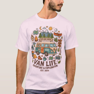 Le T-Shirt à motif autocollant pour l'explorateur 