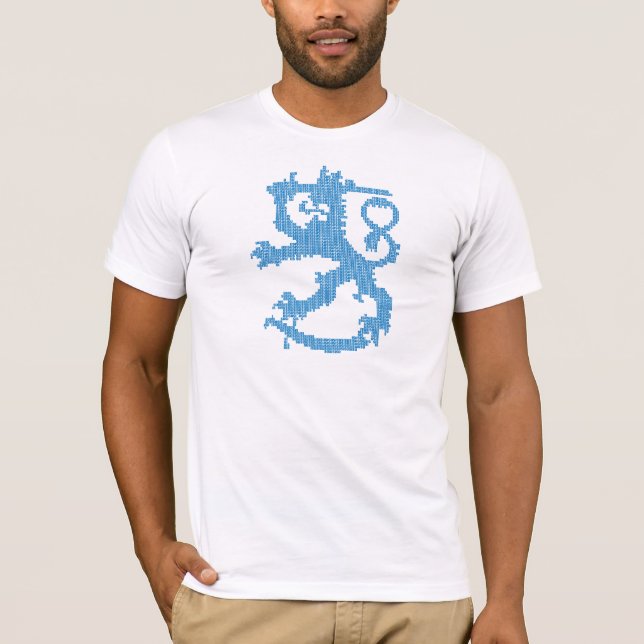 Le T-shirt adapté des hommes de lion de Sisu (Devant)