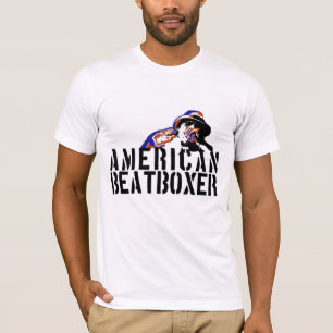 Le T-shirt américain de classique de Beatboxer