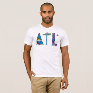 Le T-shirt ATLANTA, GA (ATL) des hommes