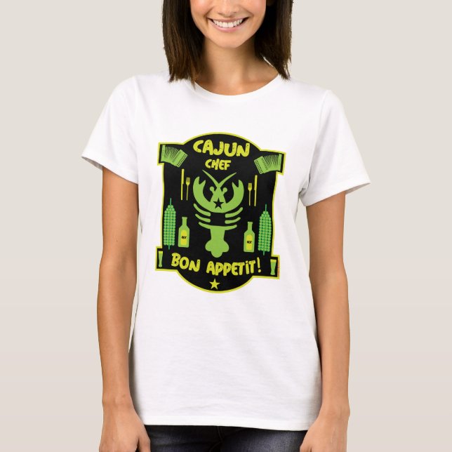 Le T-shirt Cajun de Louisiane (Devant)