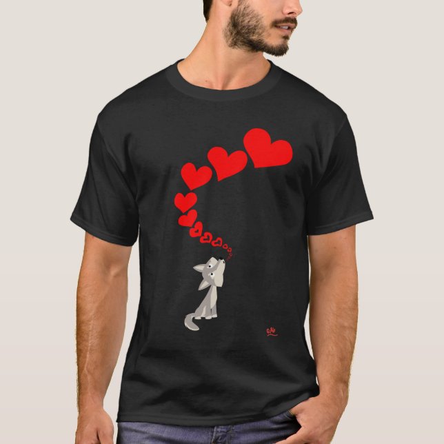 Le T-shirt Call of Love simple (design sur le fr (Devant)