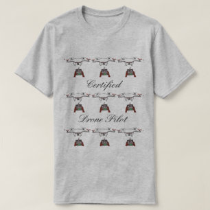 Le T-shirt certifié de pilote de bourdon