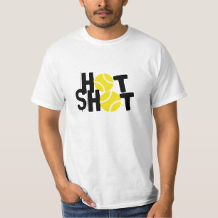 Le T-shirt chaud de tennis de tir pour des femmes