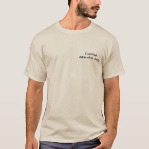 Le T-shirt d'adrénaline des hommes "certifiés de