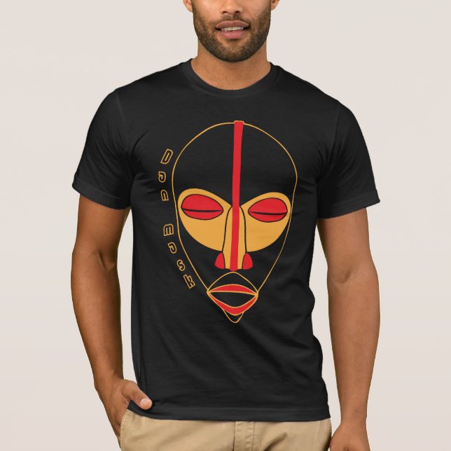 Le T-shirt d'Africain de Dan des hommes (Devant)