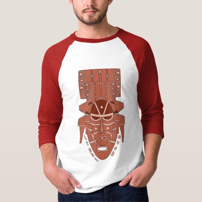 Le T-shirt d'Africain de Ligbi des hommes (Devant)