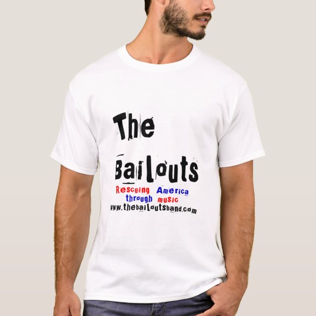 Le T-shirt de bande de renflouements (Devant)