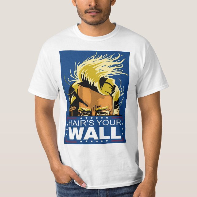 Le T-shirt de base de vos hommes du mur des (Devant)