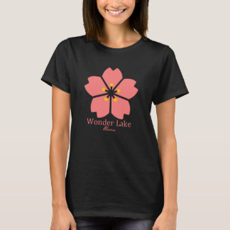Le T-shirt de base des femmes de fleur