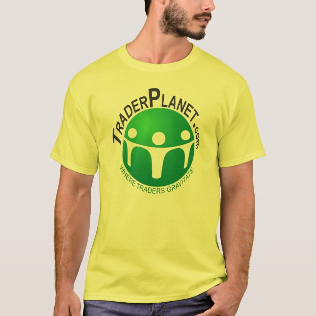 le T-shirt de base des hommes de TraderPlanet.com (Devant)