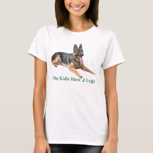 Le T-shirt de berger allemand mes enfants ont 4