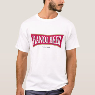 Le T-shirt de bière de Hanoï avec nous a laissés