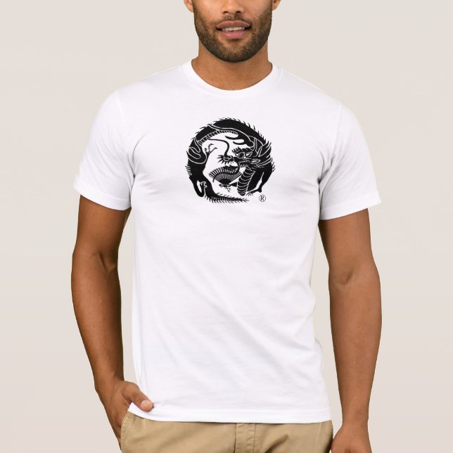 Le T-shirt de couleur claire des hommes (Devant)