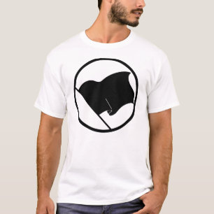 Le T-shirt de drapeau noir